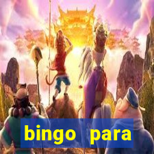 bingo para despedida de solteira para imprimir